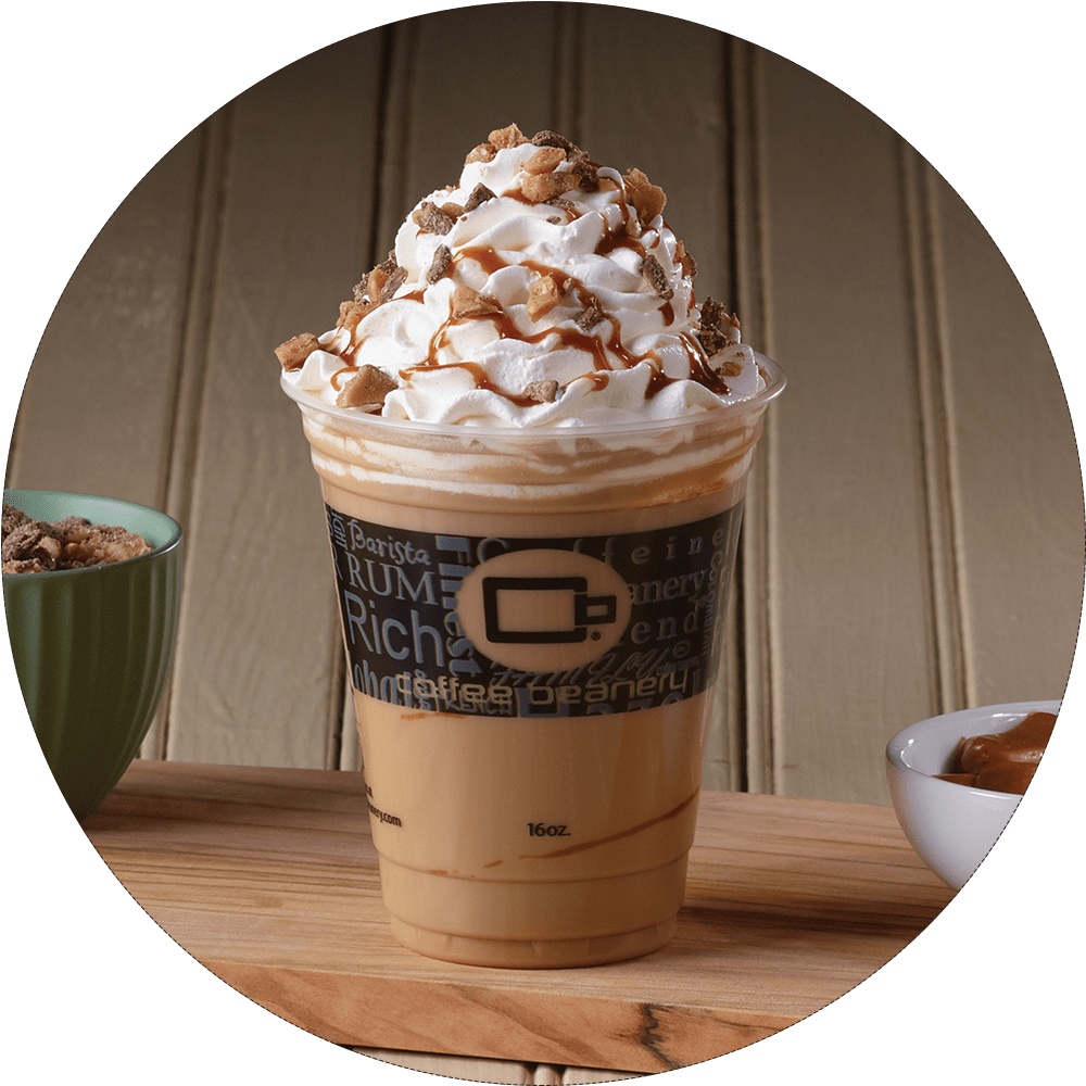 Coffee Beanery Caramel Crunch Swirl