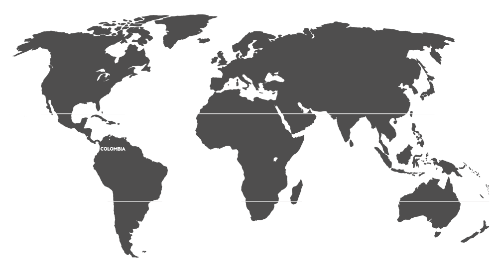 Colombian Specialty Coffee Origin Map