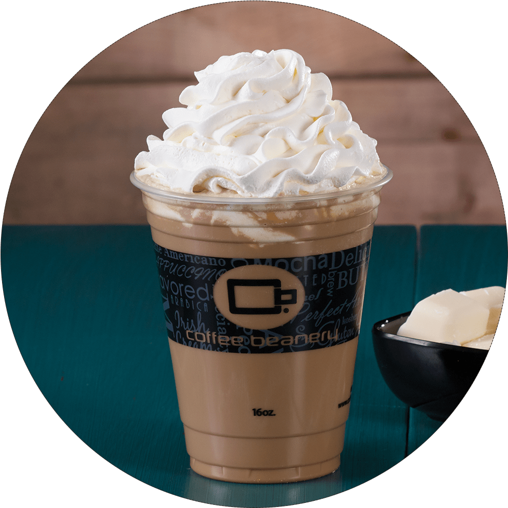 Coffee Beanery White Mocha Frappalatte