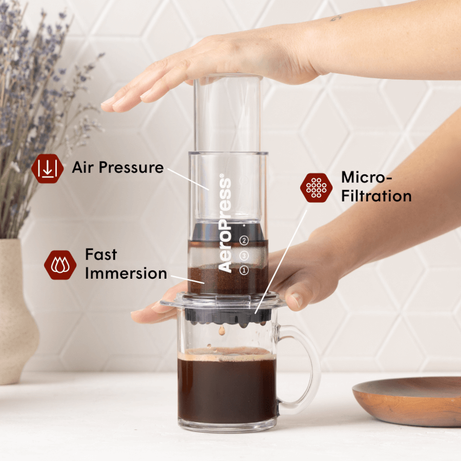 AeroPress Coffee Maker AeroPress Coffee Maker - Clear & Colors