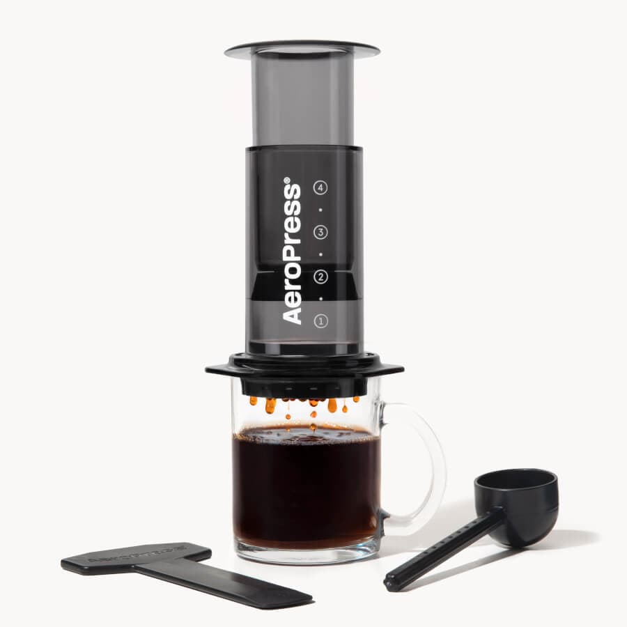 AeroPress Coffee Maker Black AeroPress Coffee Maker - Clear & Colors