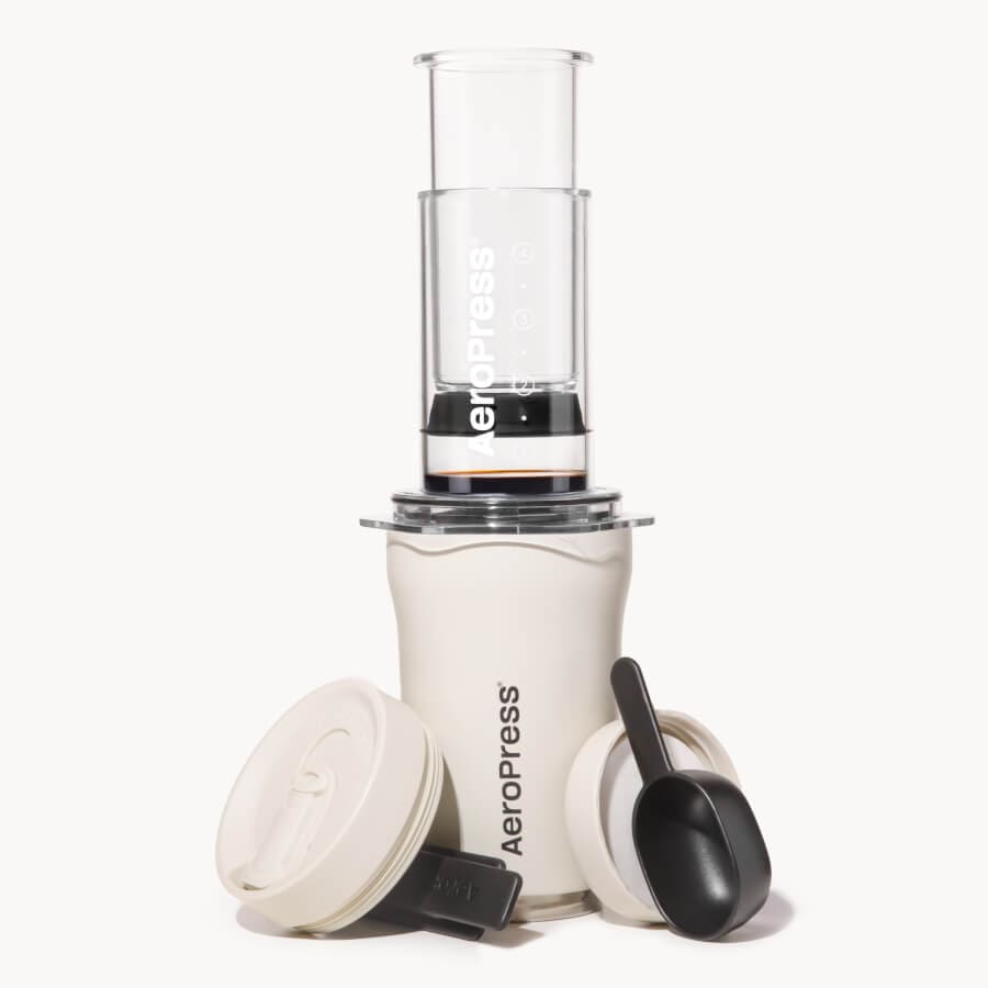 AeroPress Coffee Maker Cream AeroPress Coffee Maker - Go Plus