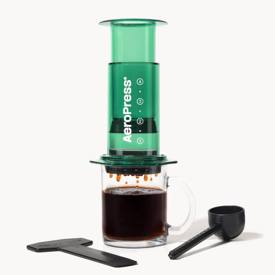 AeroPress Coffee Maker Green AeroPress Coffee Maker - Clear & Colors