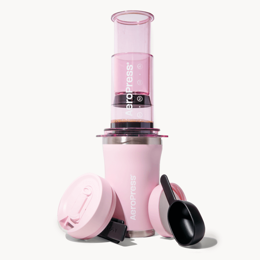 AeroPress Coffee Maker Pink AeroPress Coffee Maker - Go Plus