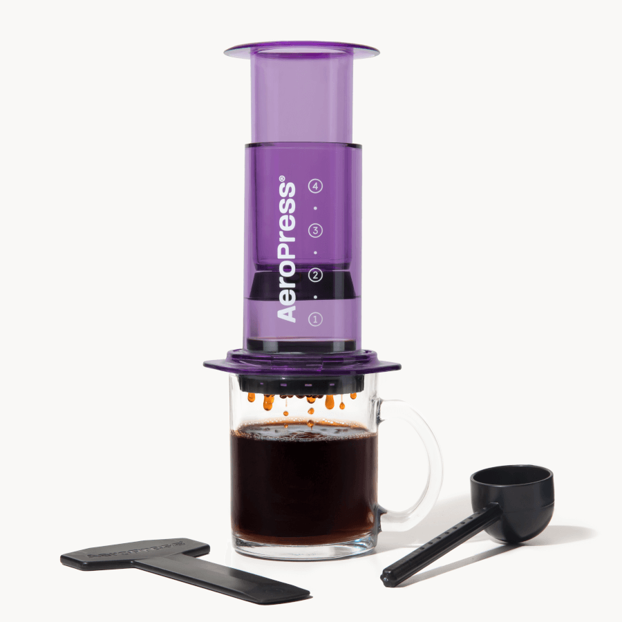 AeroPress Coffee Maker Purple AeroPress Coffee Maker - Clear & Colors