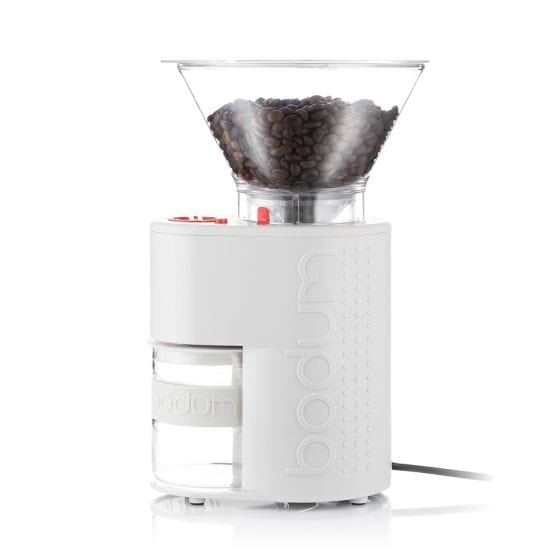 Bodum Essentials White Bodum Electric Burr Grinder | Matte Black & White