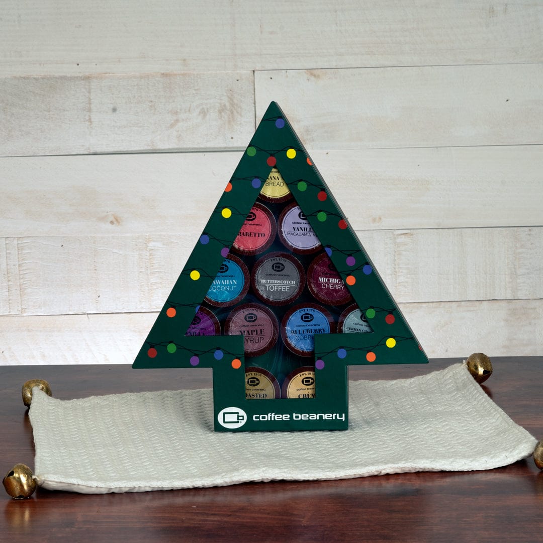 Coffee Beanery Coffee Gift Baskets Christmas Tree Coffee Pod Collection