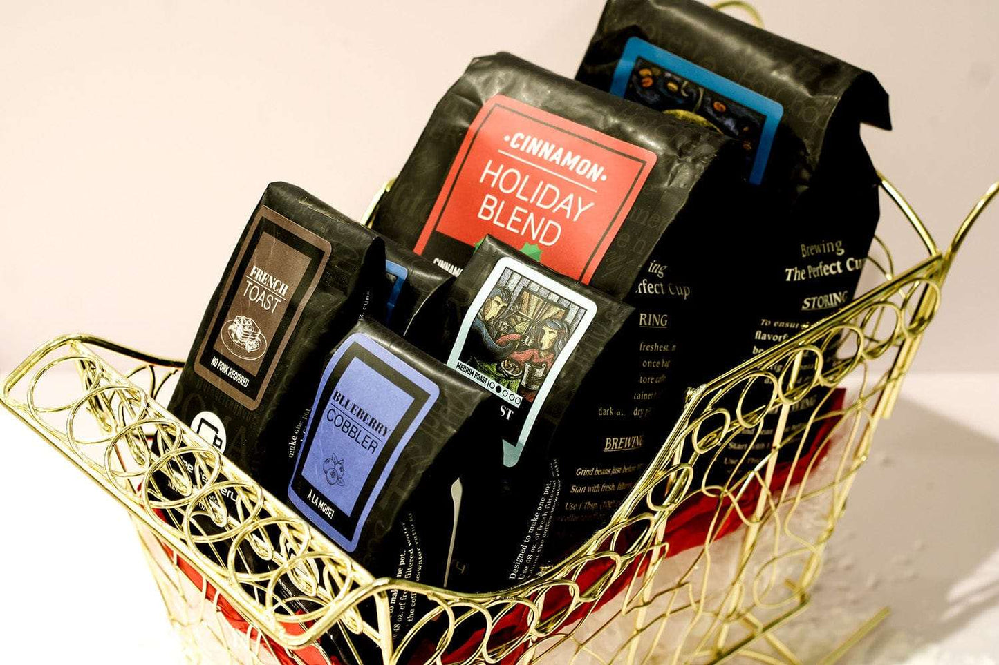 Coffee Beanery Coffee Gift Baskets Golden Sleigh of Coffee