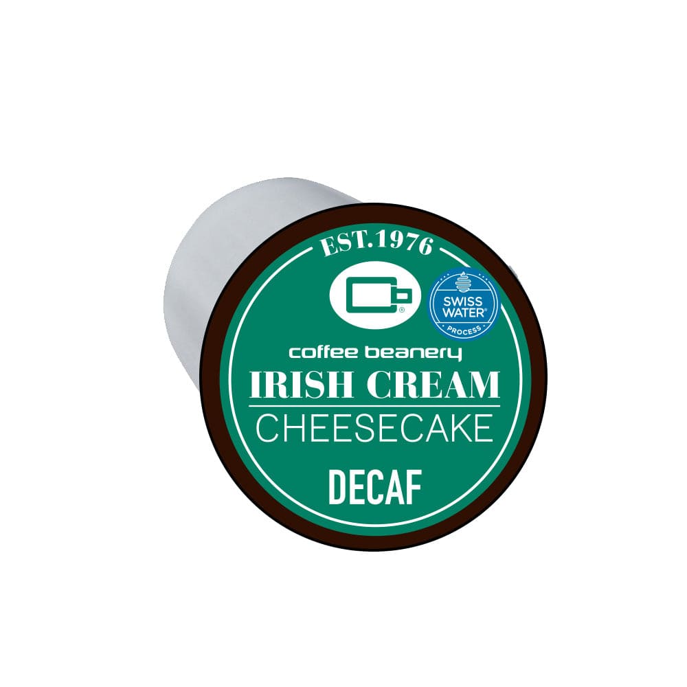 Coffee Beanery Coffee Pods Decaf Irish Cream Cheesecake Coffee Pod