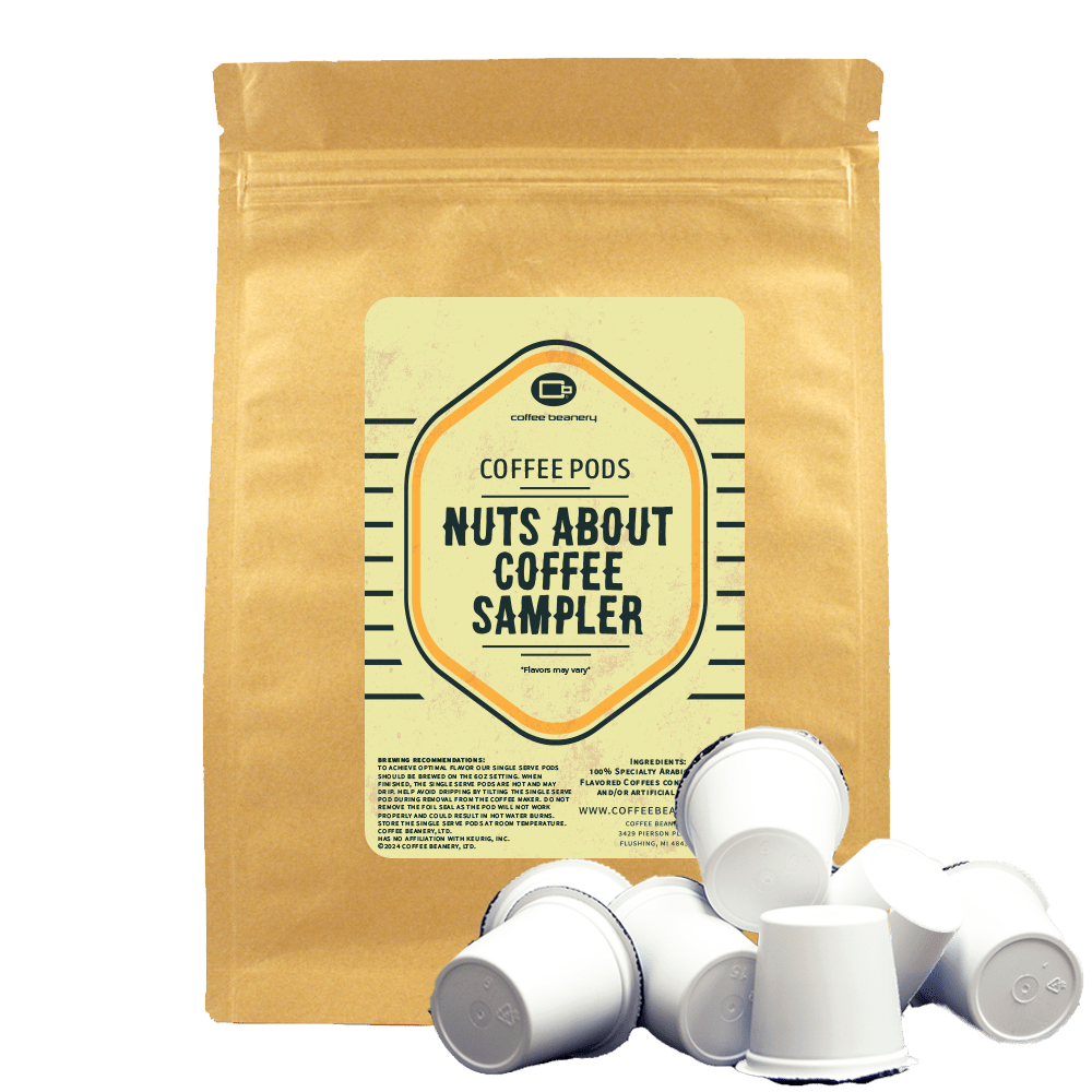 Coffee Beanery Coffee Pods Regular Nuts About Coffee Pod Variety Pack