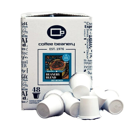 Coffee Beanery Decaf Coffee Pods 48ct Bulk Pods Beanery Blend® Decaf Coffee Pods