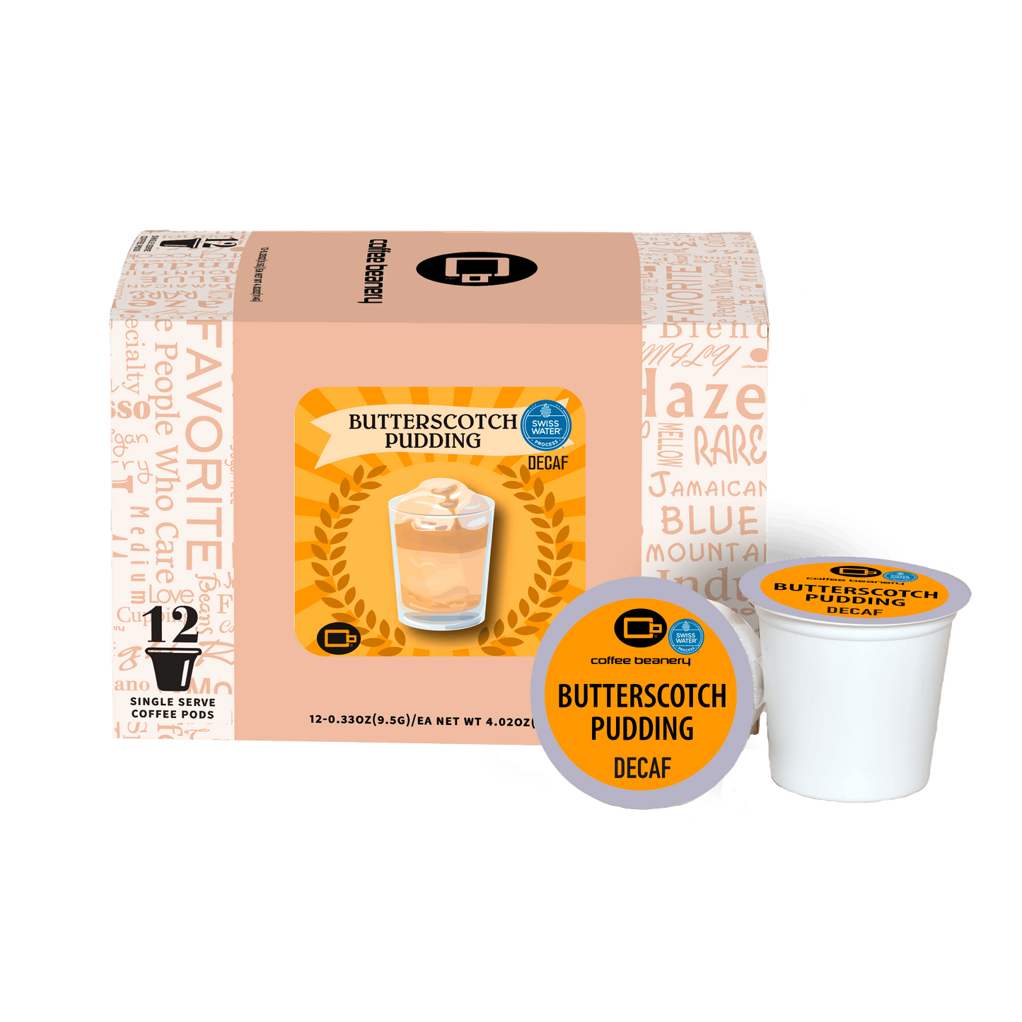 Coffee Beanery Exclusive 12ct Pods / Decaf / Automatic Drip Butterscotch Pudding Flavored Coffee | May 2026