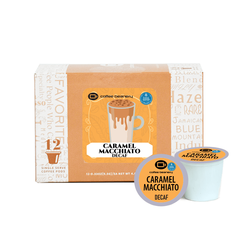 Coffee Beanery Exclusive 12ct Pods / Decaf / Automatic Drip Caramel Macchiato Flavored Coffee | January 2026