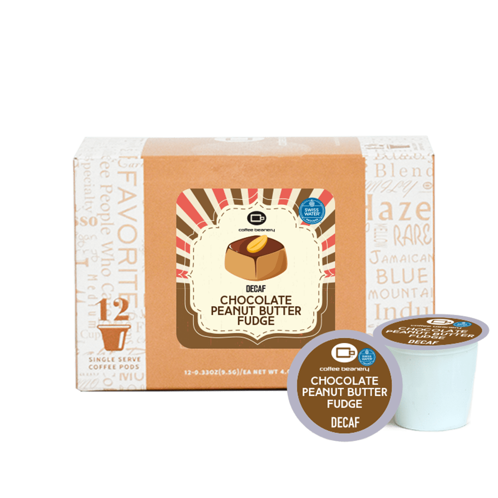 Coffee Beanery Exclusive 12ct Pods / Decaf / Automatic Drip Chocolate Peanut Butter Fudge Flavored Coffee | June 2025