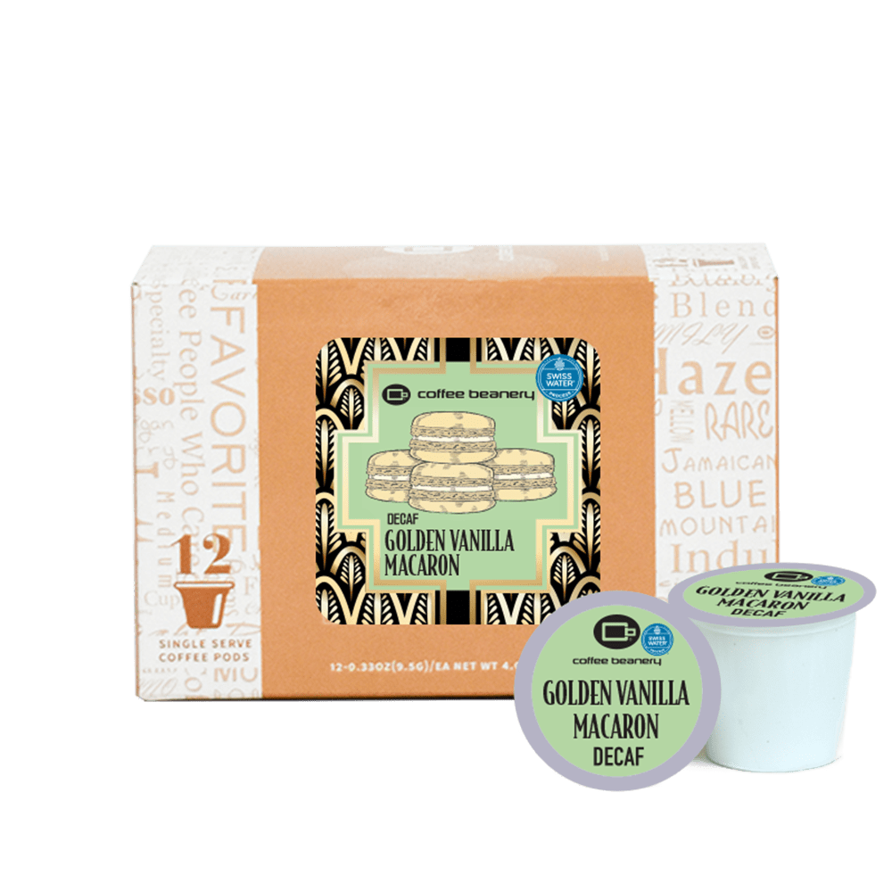 Coffee Beanery Exclusive 12ct Pods / Decaf / Automatic Drip Golden Vanilla Macaron Flavored Coffee | August 2025
