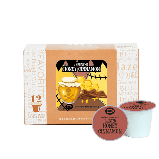 Coffee Beanery Exclusive 12ct Pods / Regular / Automatic Drip Haunted Honey Cinnamon Flavored Coffee | October 2025