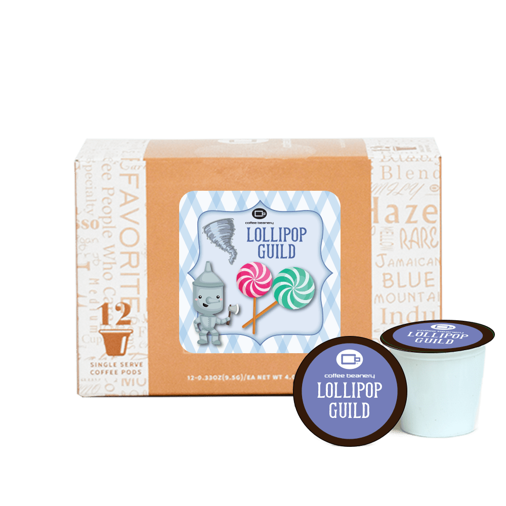 Coffee Beanery Exclusive 12ct Pods / Regular / Automatic Drip Lollipop Guild "Marshmallow" Flavored Coffee | April 2024