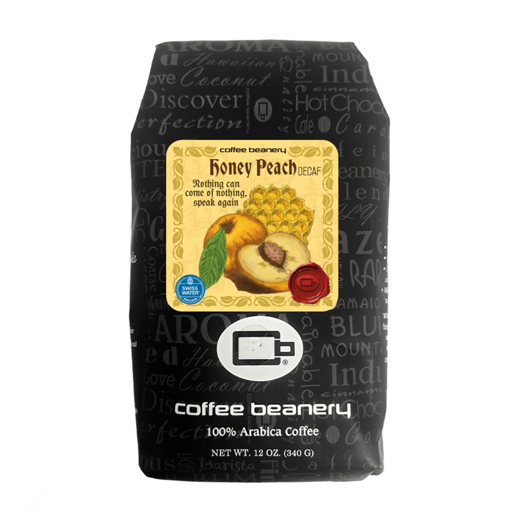 Coffee Beanery Exclusive 12oz / Decaf / Automatic Drip Honey Peach Flavored Coffee | April 2026