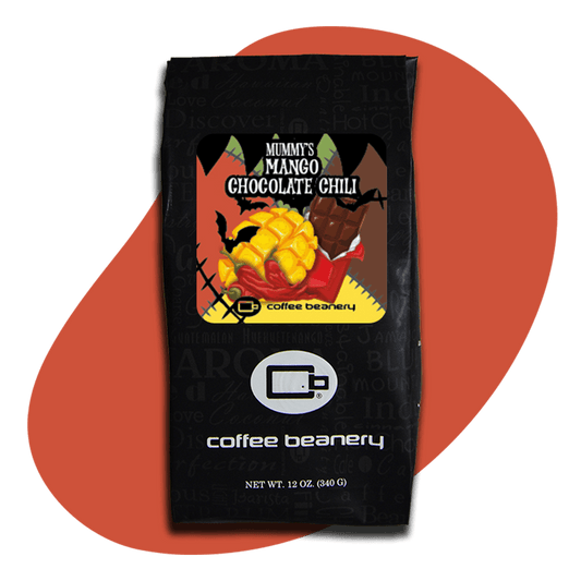 Coffee Beanery Exclusive 12oz / Regular / Automatic Drip Mummy's Mango Chocolate Chili Flavored Coffee | October 2025
