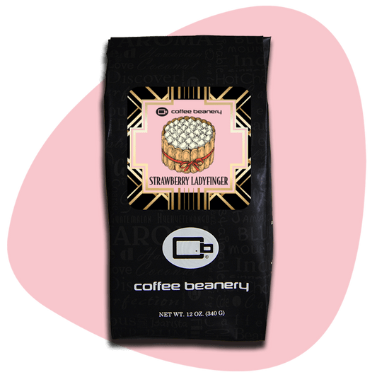 Coffee Beanery Exclusive 12oz / Regular / Automatic Drip Strawberry Ladyfingers Flavored Coffee | August 2025