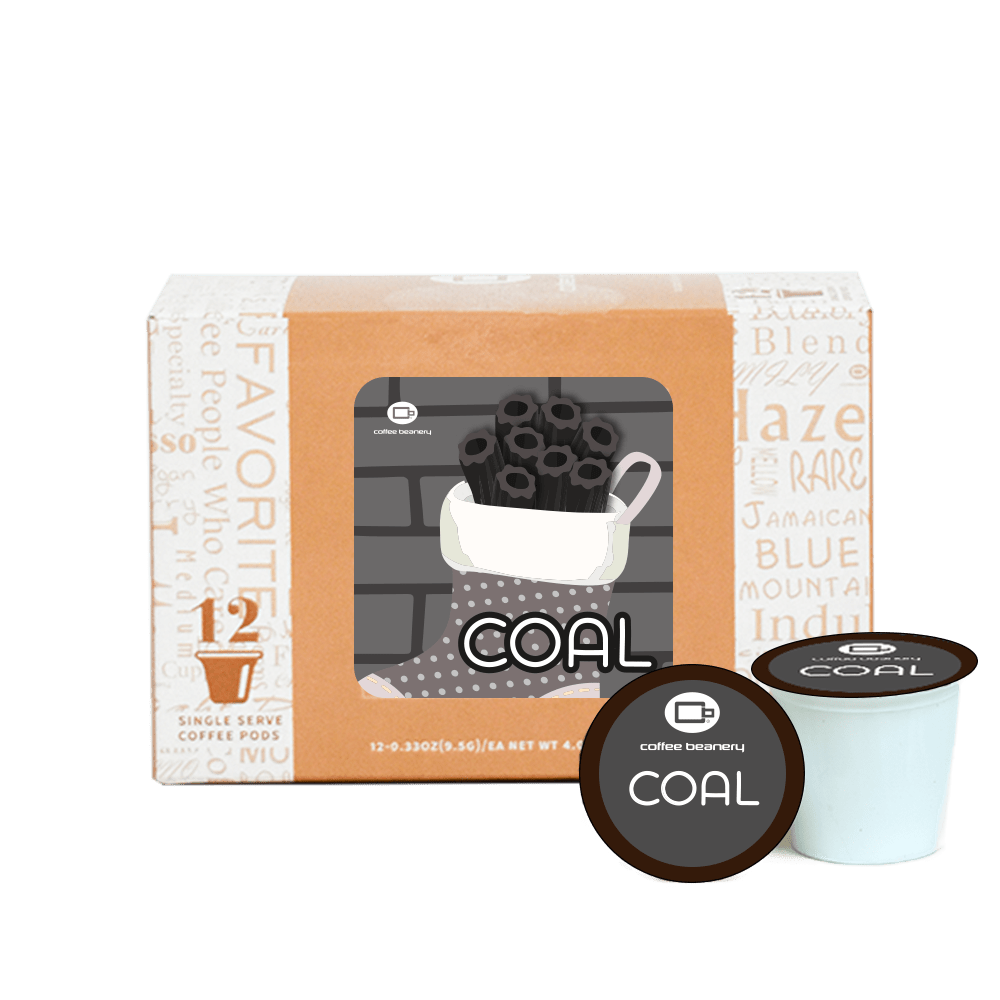 Coffee Beanery Exclusive Regular Black Licorice 'Coal' Flavored Coffee Pods | December 2023