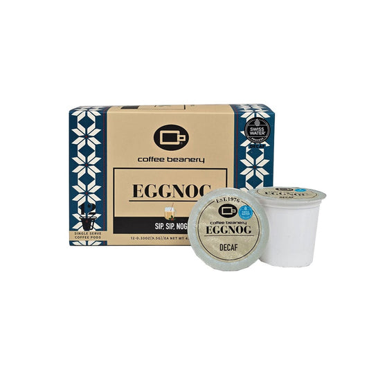 Coffee Beanery Flavored Coffee 12ct Pods Eggnog Decaf Flavored Coffee Pods