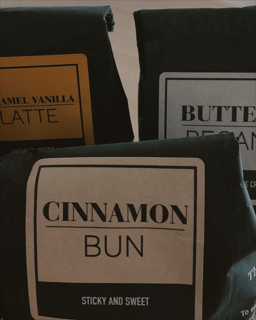 Coffee Beanery Flavored Coffee Cinnamon Bun Flavored Swiss Water Process Decaf Coffee