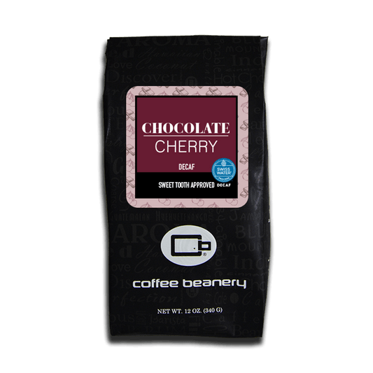 Coffee Beanery Flavored Coffee Decaf / 12oz / Automatic Drip Chocolate Cherry Flavored Coffee