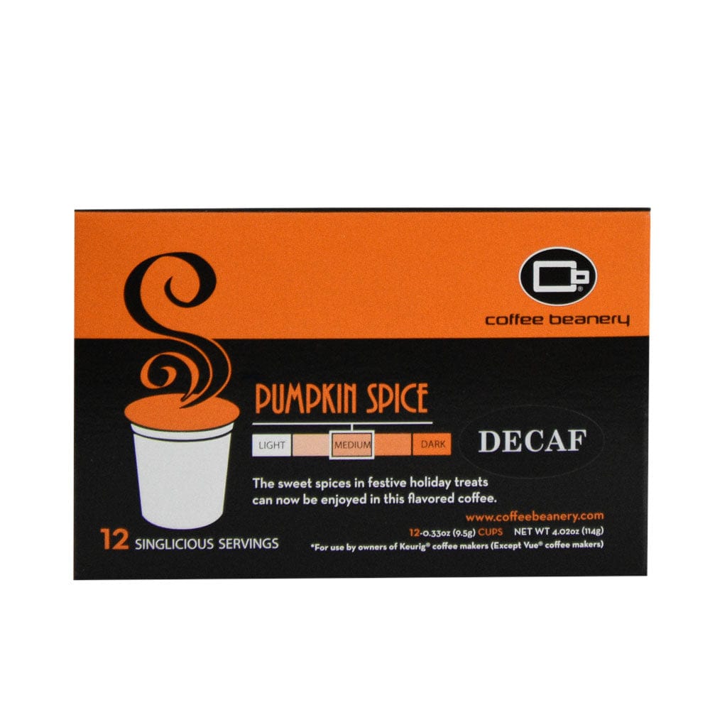 Coffee Beanery Flavored Coffee Pumpkin Spice Muffin Flavored SWP Decaf Coffee