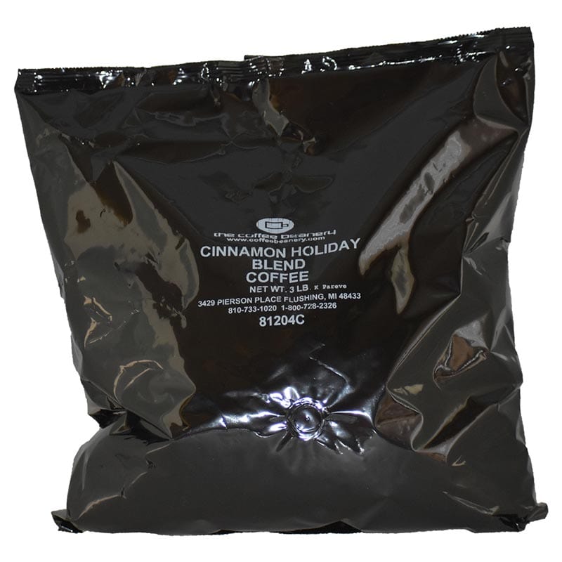 Coffee Beanery Flavored Coffee Regular / 3lb / Automatic Drip Cinnamon Holiday Blend Flavored Coffee