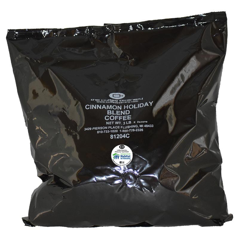 Coffee Beanery Flavored Coffee Regular / 3lb / Coarse Cinnamon Holiday Blend Flavored Coffee