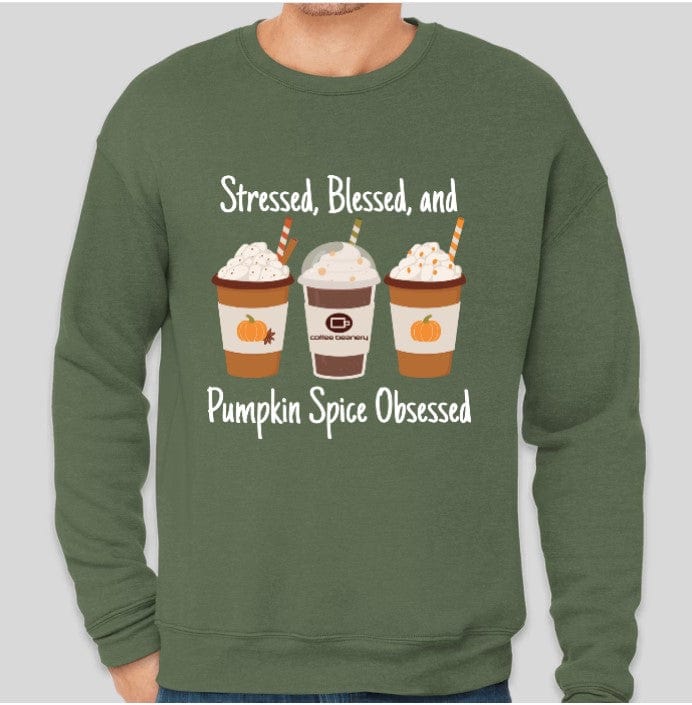 Coffee Beanery PRE-ORDER Stressed, Blessed & Pumpkin Obsessed Shirts - Shipping in September
