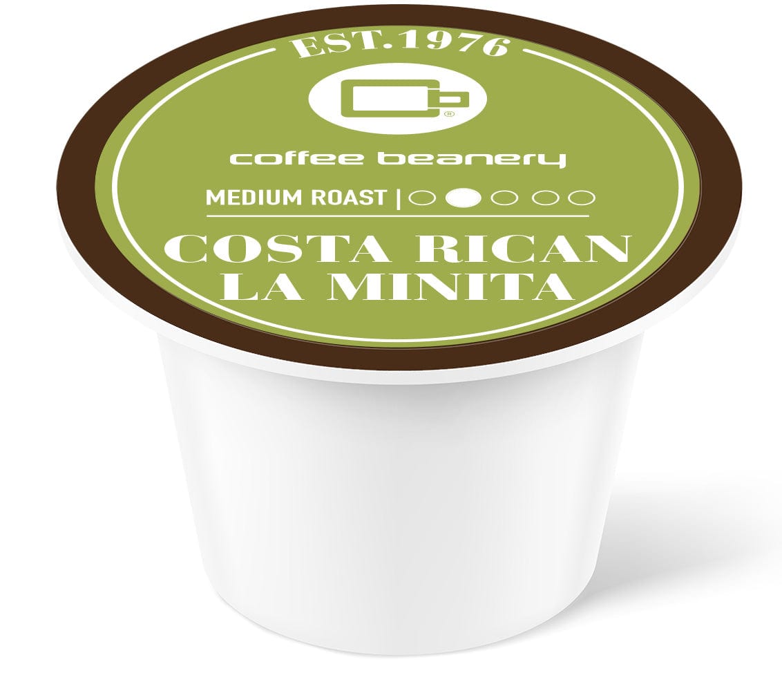 Coffee Beanery Single Cups Costa Rican La Minta Coffee Pod