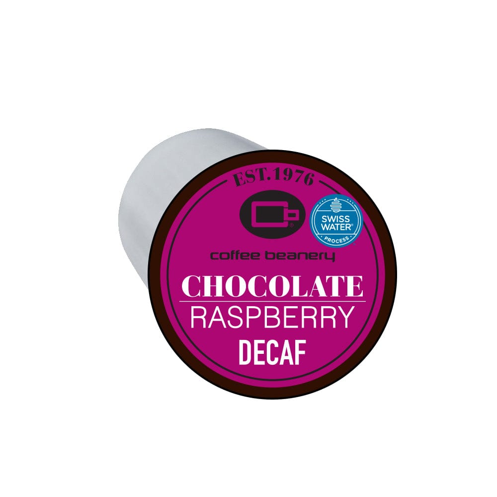 Coffee Beanery Single Cups Decaf Chocolate Raspberry Coffee Pod