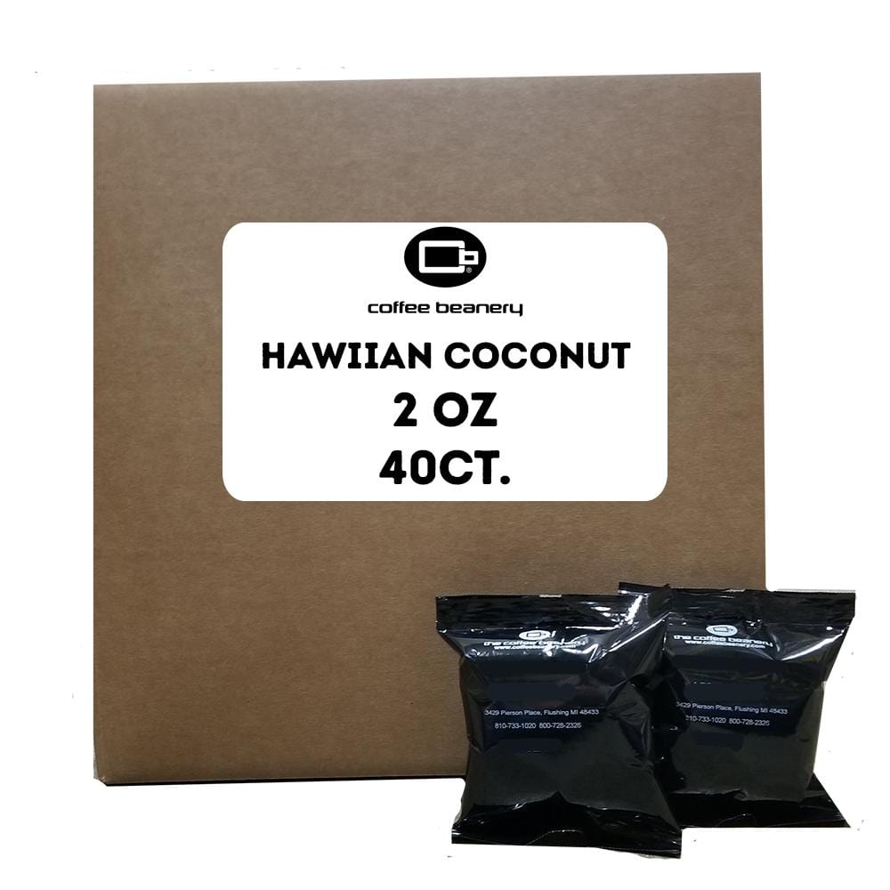 CoffeeBeaneryBiz Office Coffee Hawaiian Coconut | 2oz - 40ct