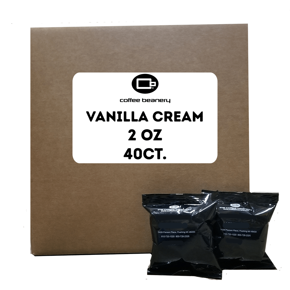 CoffeeBeaneryBiz Office Coffee Vanilla Cream | 2oz - 40ct