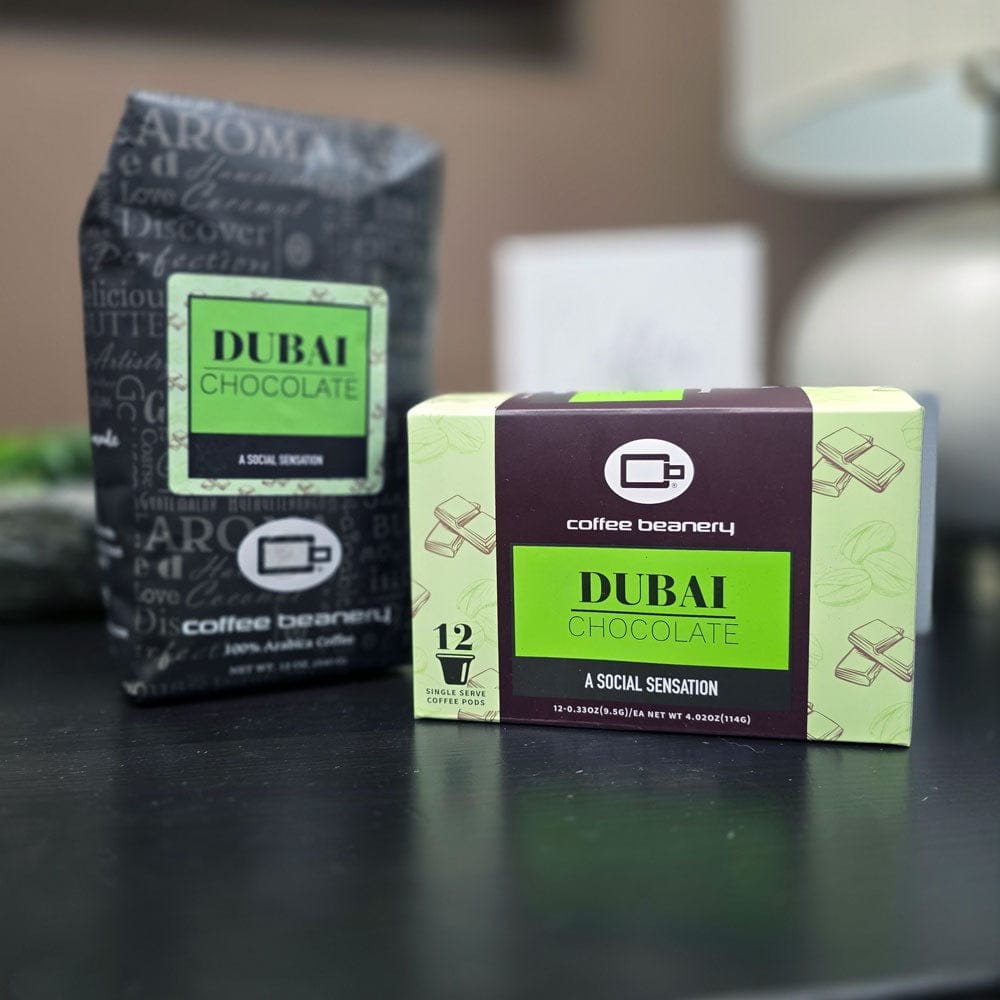 Free Standard Shipping* Flavored Coffee Dubai Chocolate Flavored Coffee Pods