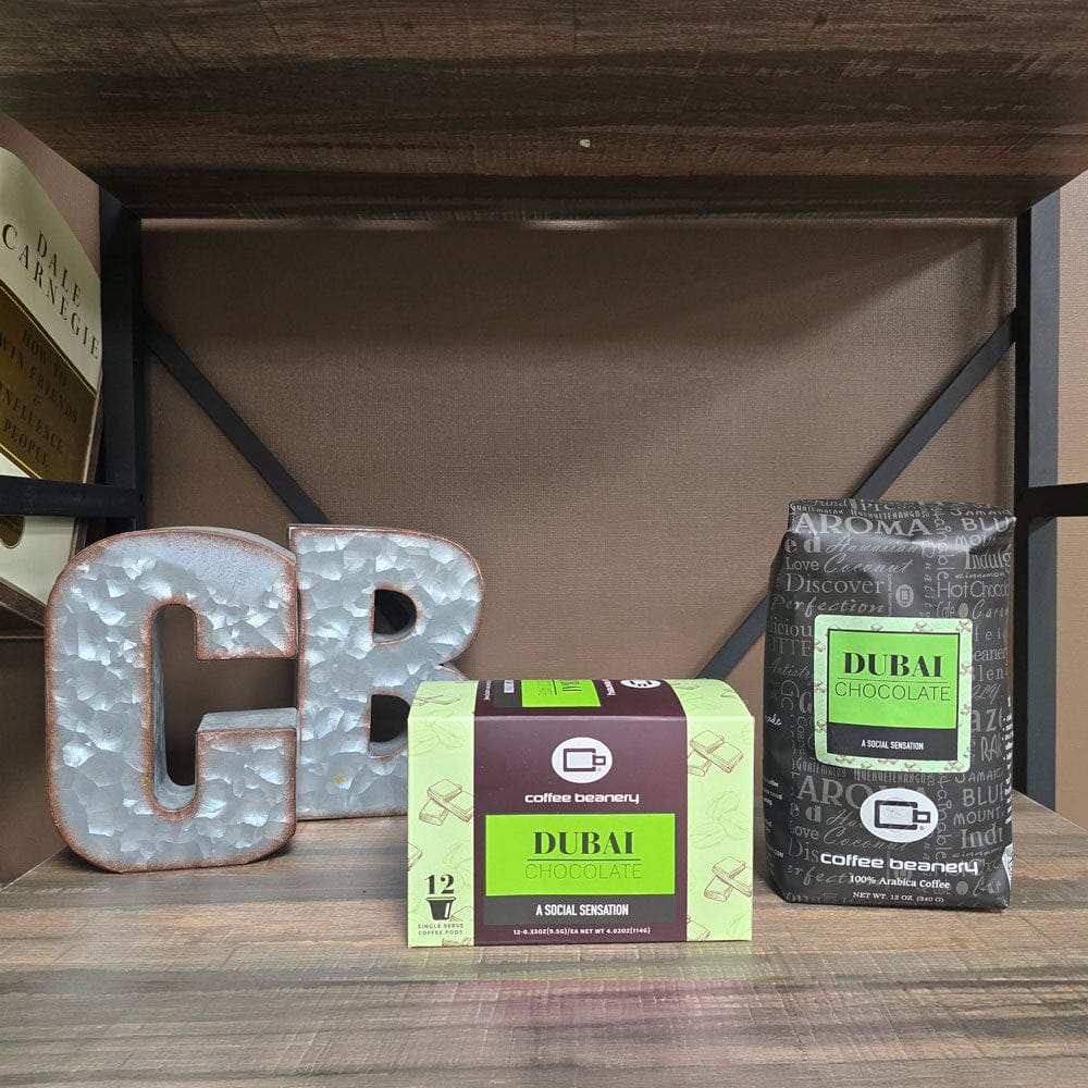 Free Standard Shipping* Flavored Coffee Dubai Chocolate Swiss Water Process Decaf Flavored Coffee