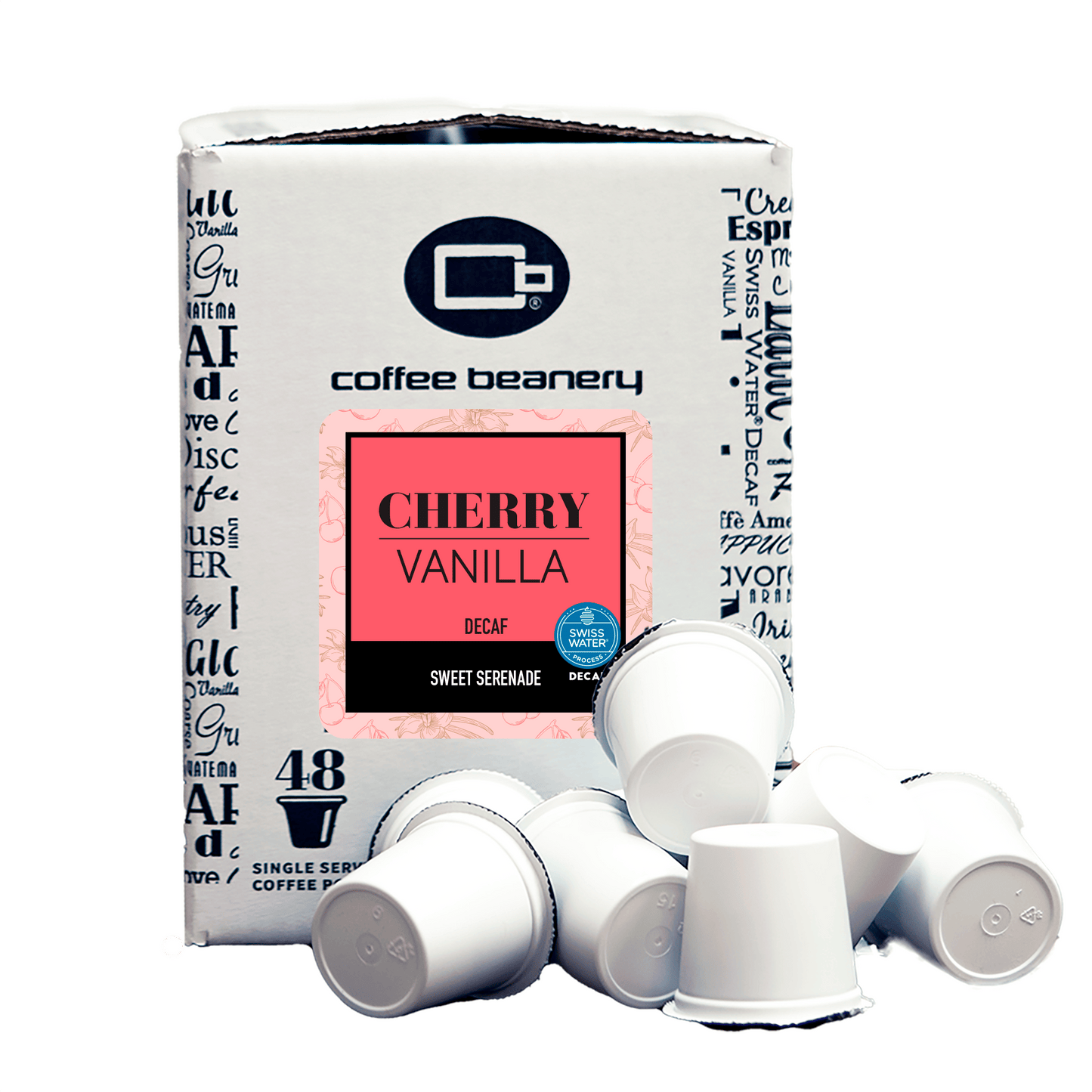 Free Standard Shipping* Flavored Coffee Pods Decaf / 48ct Bulk Pods Cherry Vanilla Flavored Coffee Pods