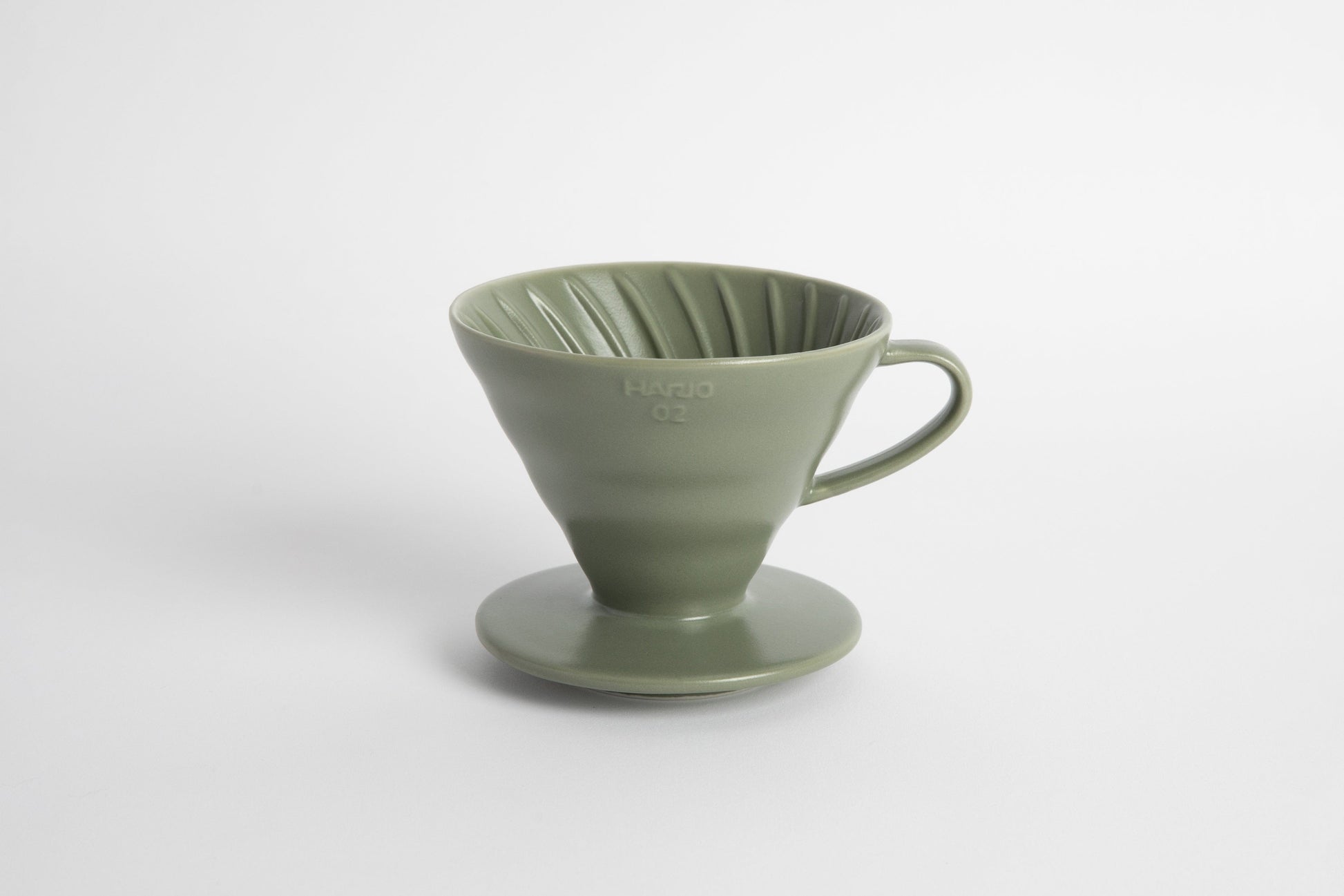 Hario USA Dripper Oil Green / 02 V60 Ceramic Coffee Dripper 02 New Colors