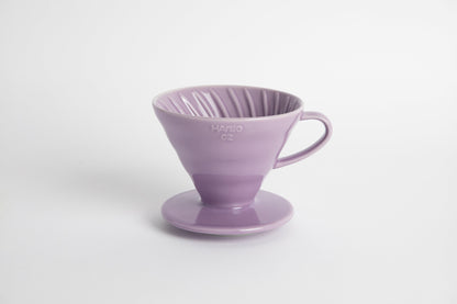 Hario USA Dripper Purple Heather / 02 V60 Ceramic Coffee Dripper 02 New Colors