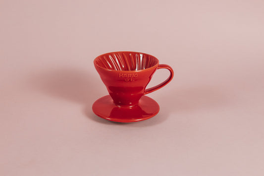 Hario USA Dripper Red / 01 V60 Ceramic Coffee Dripper 01