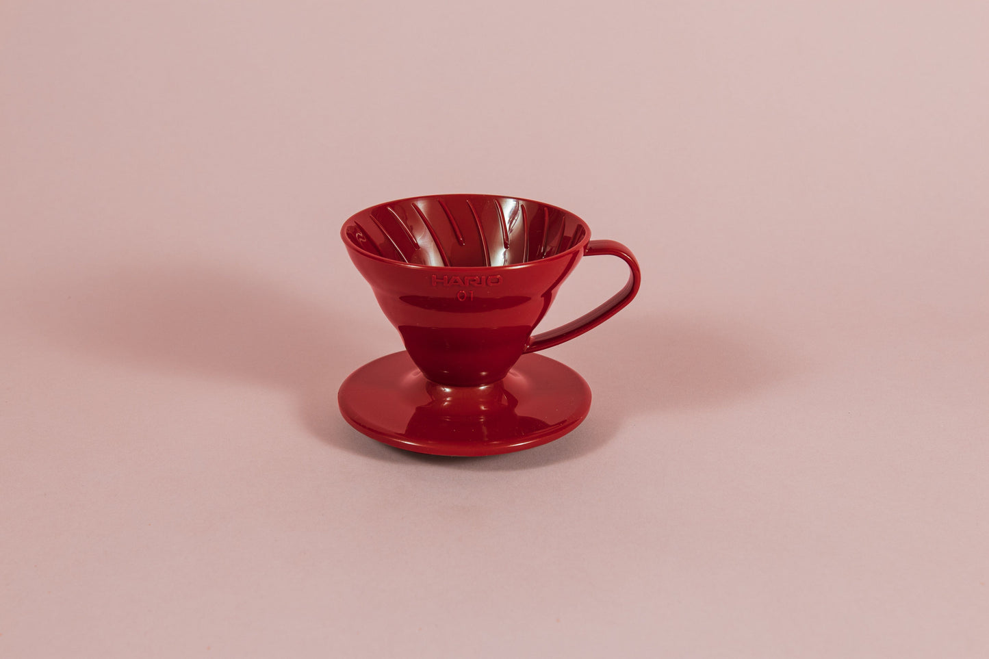 Hario USA Dripper Red / 01 V60 Plastic Coffee Dripper 01