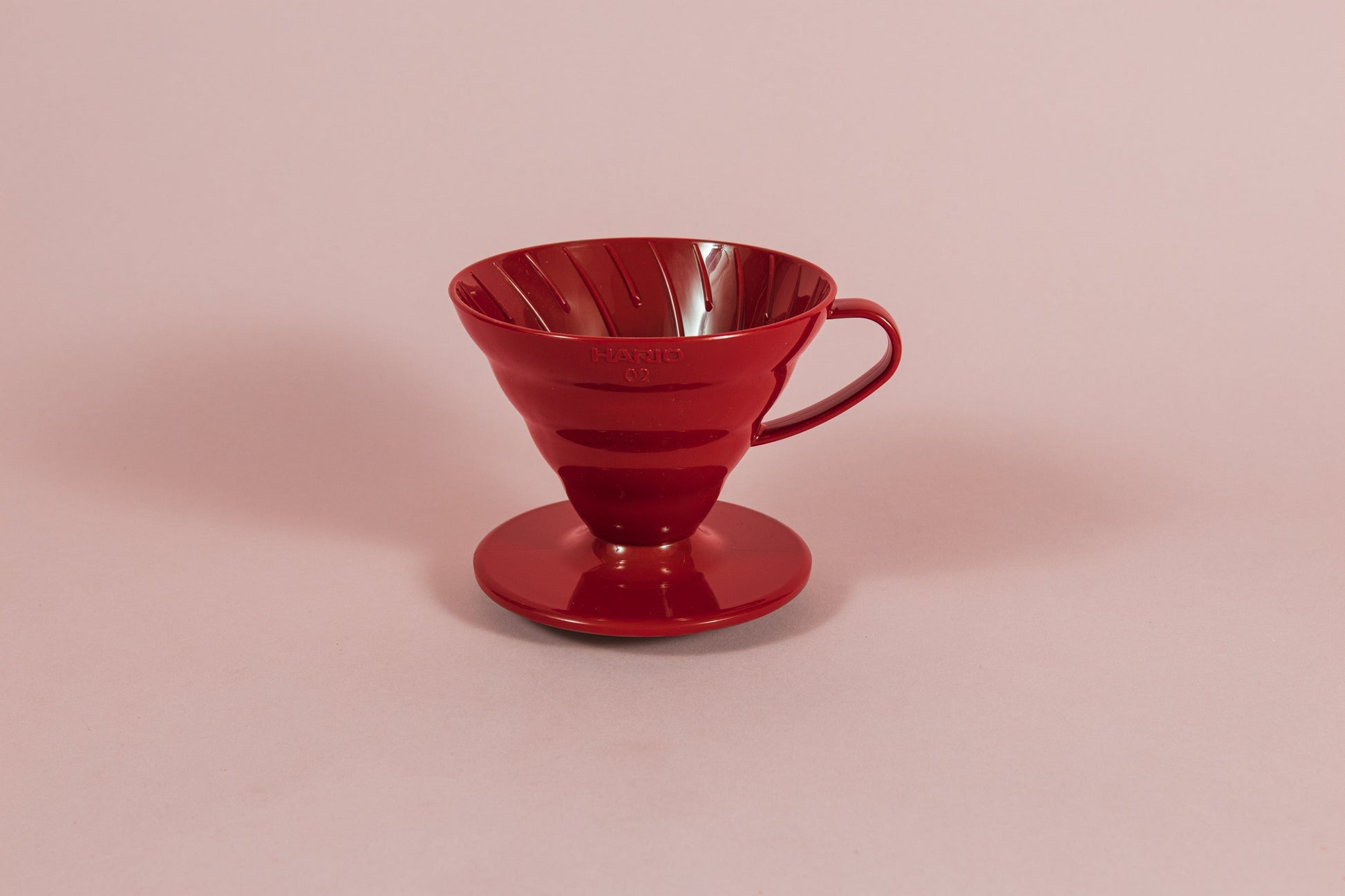 Hario USA Dripper Red / 02 V60 Plastic Coffee Dripper 02 Classic