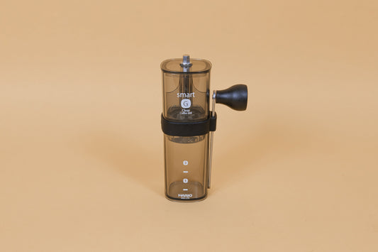 Hario USA Grinder Transparent Black "Smart G" Ceramic Coffee Mill