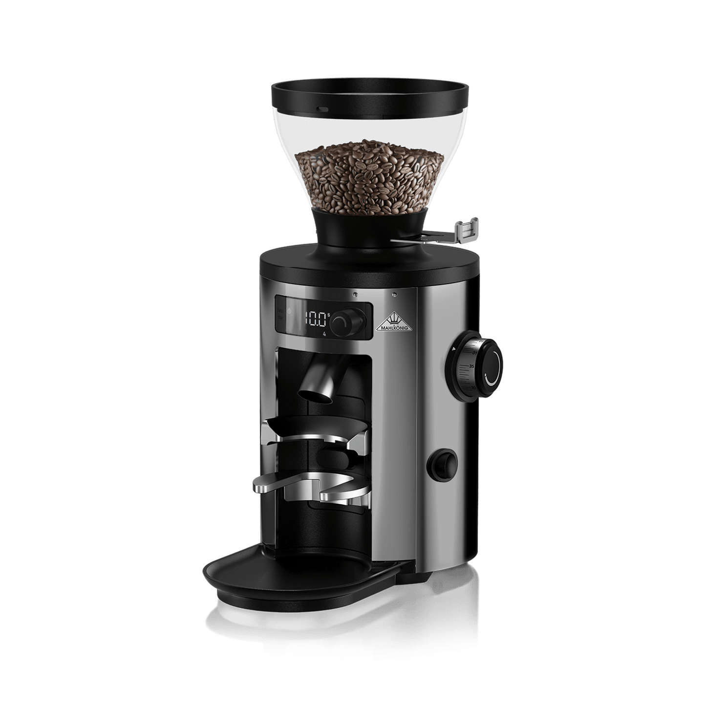Mahlkönig USA Allround Home Grinder Black Chrome: 110-120 V / 250g Hopper X54