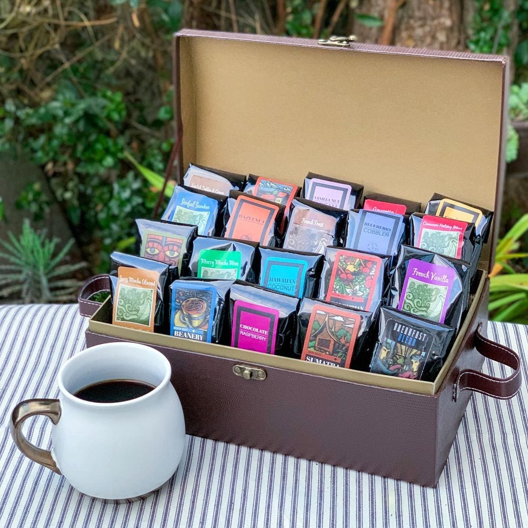 Image of Coffee Trunk of Samplers Coffee Gift Basket