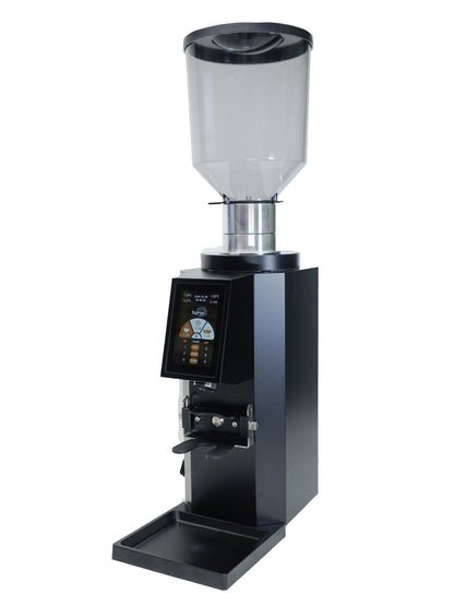 Espresso Outlet LLC Commercial Espresso Grinder Black with DLC Turin ZF83 Commercial Espresso Grinder