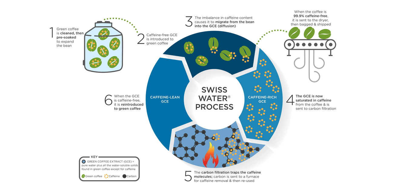 Swiss Water Process Decaf Coffee Infographic