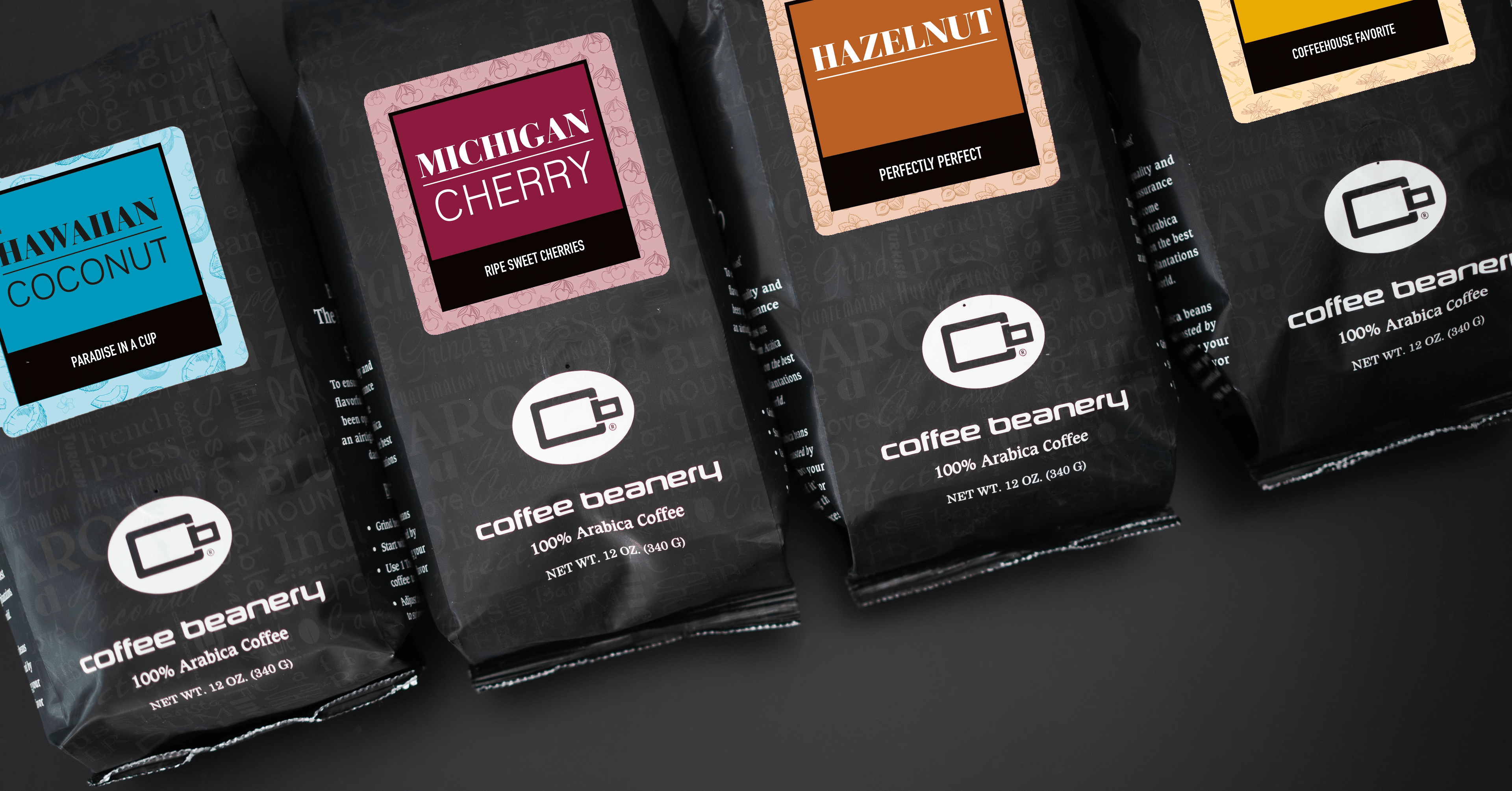 4 Bags of Flavored Coffee 